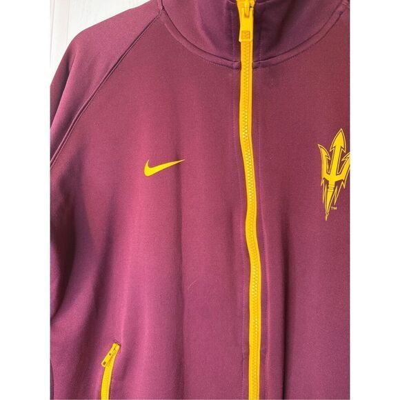 Arizona State Sun Devils Full Zip Track Jacket Youth XL Nike Dri-Fit - Picture 13 of 14